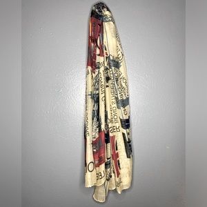 London-Themed Scarf